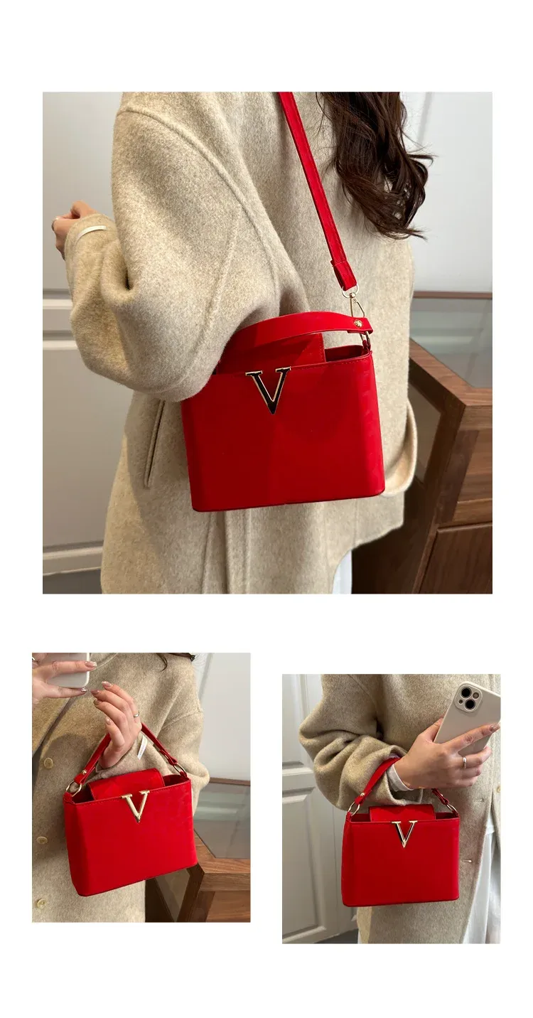 Luxury Designer Shoulder Handbag for Women - Trendy Fashion Tote Bag for Ladies, Stylish Faux Leather Purse for Everyday Use showcase 16