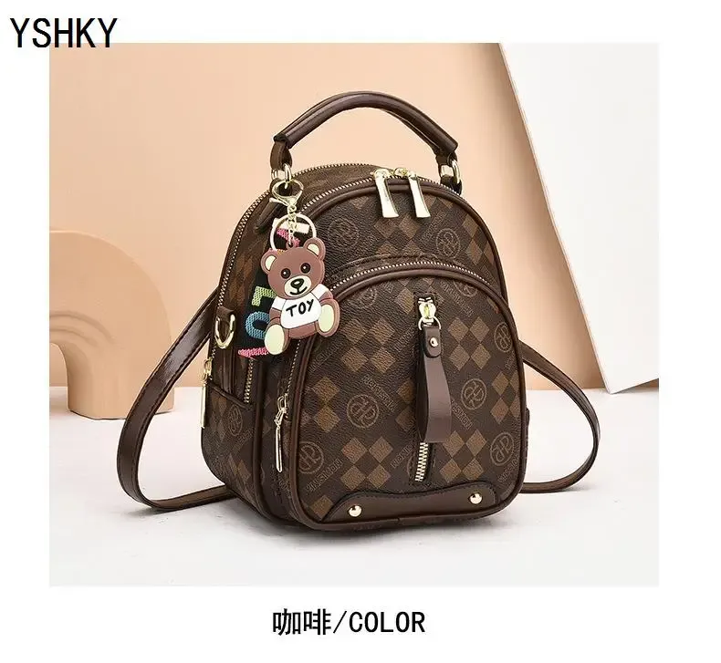 Women's Large Capacity PU Leather Shoulder Bag - Stylish Lychee Pattern Portable Bucket Messenger Bag for Ladies showcase 13