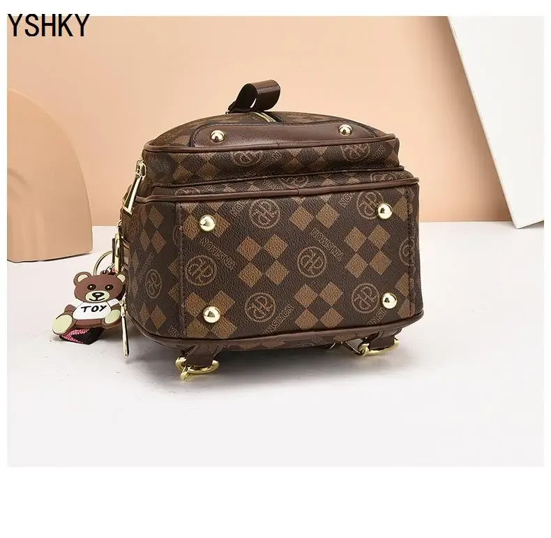 Women's Large Capacity PU Leather Shoulder Bag - Stylish Lychee Pattern Portable Bucket Messenger Bag for Ladies showcase 20