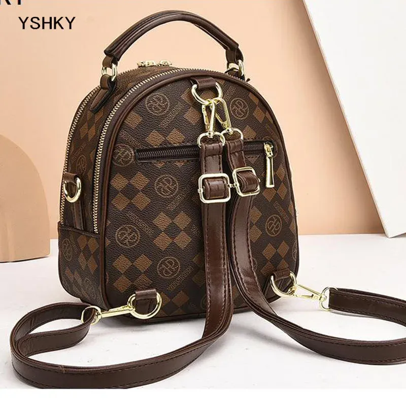 Women's Large Capacity PU Leather Shoulder Bag - Stylish Lychee Pattern Portable Bucket Messenger Bag for Ladies - Image 4