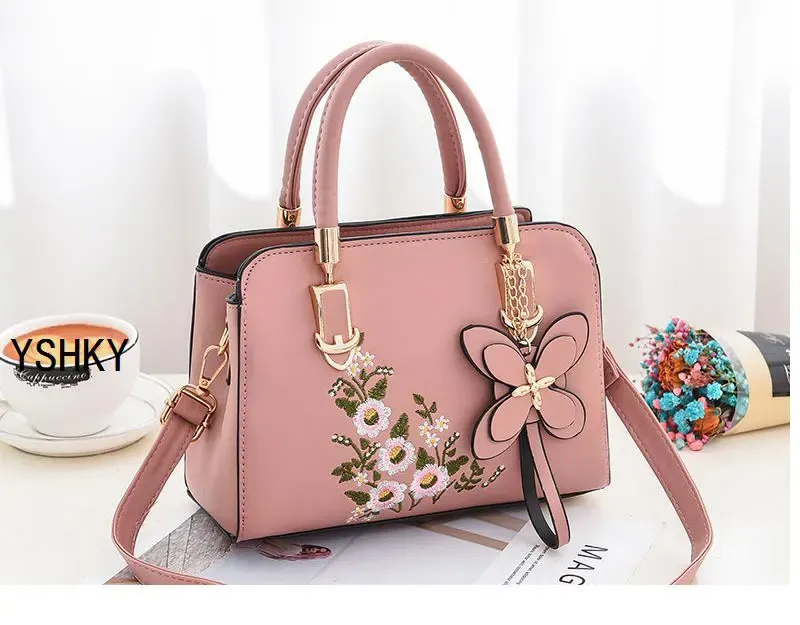 Women's Large Capacity PU Leather Shoulder Bag, Stylish Lychee Pattern Bucket Messenger Bag, Versatile Portable Handbag for Ladies showcase 12