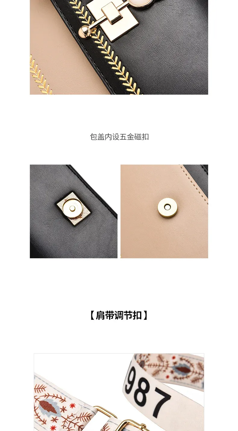 Fashion Large Capacity Women's Shoulder Bag - High Quality PU Leather Single Shoulder Crossbody Handbag for Daily Use showcase 8