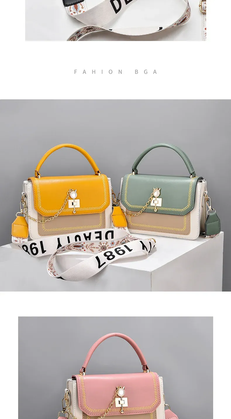 Fashion Large Capacity Women's Shoulder Bag - High Quality PU Leather Single Shoulder Crossbody Handbag for Daily Use showcase 14