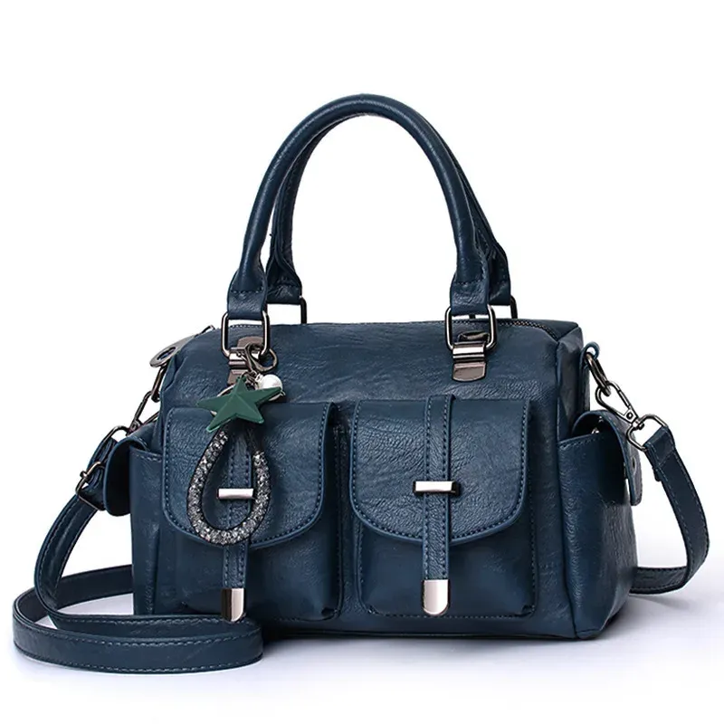 2025 Fashionable Women's Handbag Designer Shoulder Bag - High Quality Faux Leather Crossbody Travel Bag with Elegant Tassel Accent - Image 3