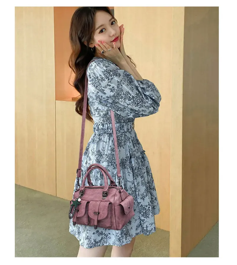 2025 Fashionable Women's Handbag Designer Shoulder Bag - High Quality Faux Leather Crossbody Travel Bag with Elegant Tassel Accent showcase 7