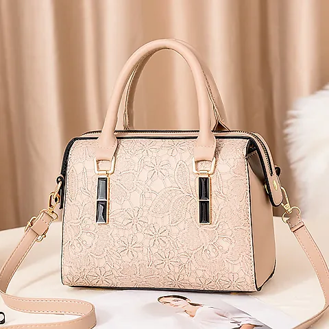 Women's Large Capacity Canvas Shoulder Tote Bag - Versatile Crossbody Handbag for Casual Everyday Use