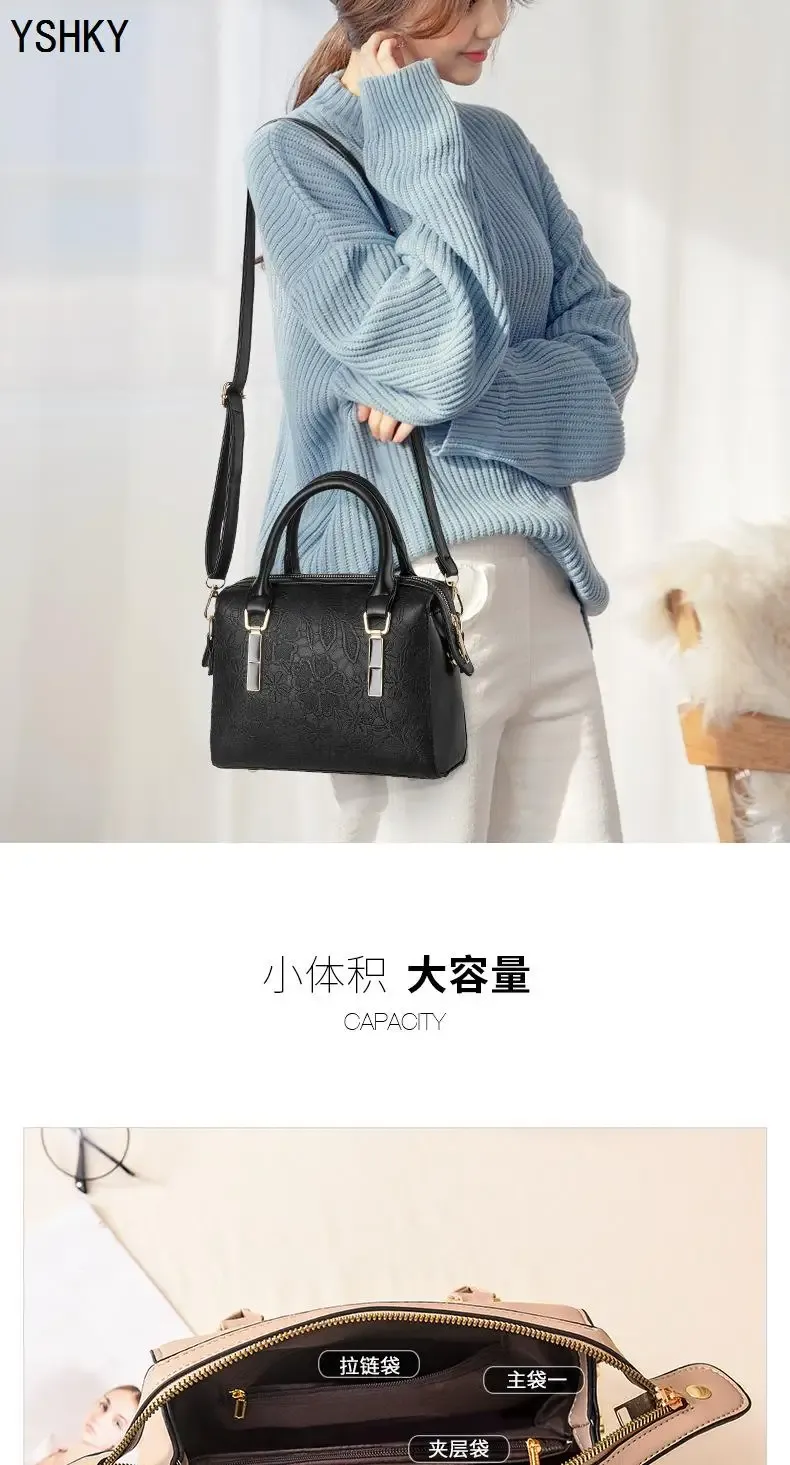 Women's Large Capacity Canvas Shoulder Tote Bag - Versatile Crossbody Handbag for Casual Everyday Use showcase 12