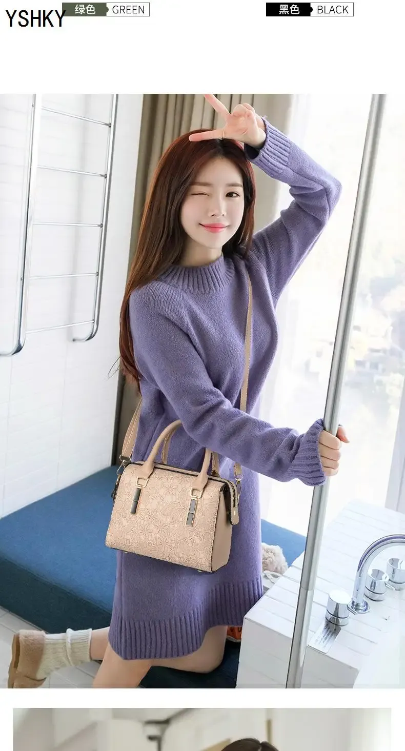 Women's Large Capacity Canvas Shoulder Tote Bag - Versatile Crossbody Handbag for Casual Everyday Use showcase 17