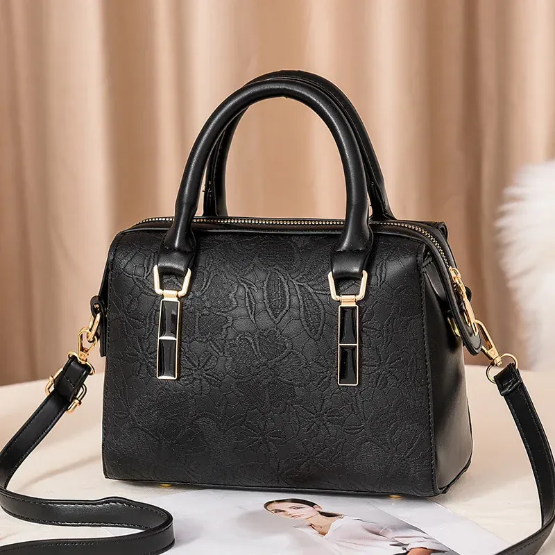 Women's Large Capacity Canvas Shoulder Tote Bag - Versatile Crossbody Handbag for Casual Everyday Use - Image 2