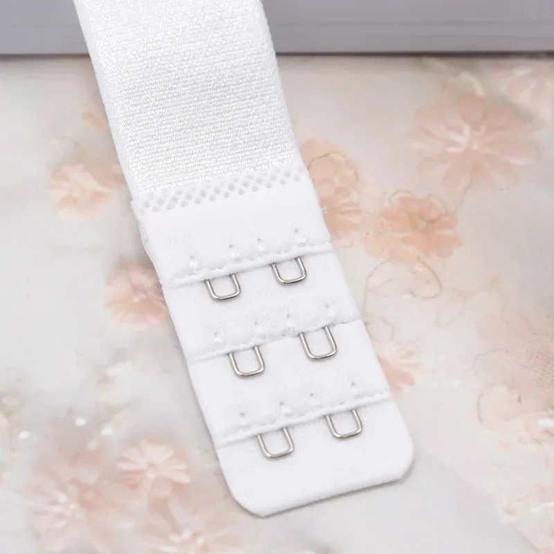 3pcs Women's 2 Hook Bra Extender Straps - Adjustable Nylon Elastic Belt Buckle Extenders for Comfort & Fit - Image 5