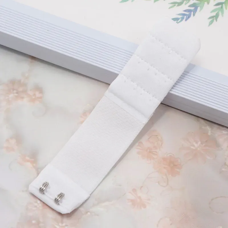 3pcs Women's 2 Hook Bra Extender Straps - Adjustable Nylon Elastic Belt Buckle Extenders for Comfort & Fit - Image 6