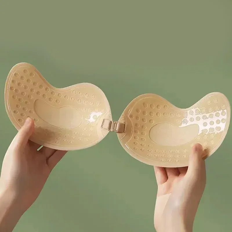 Invisible Silicone Nipple Covers & Self-Adhesive Strapless Push-Up Bra Pads for Women - Reusable, Seamless, and Comfortable for Special Occasions showcase 3