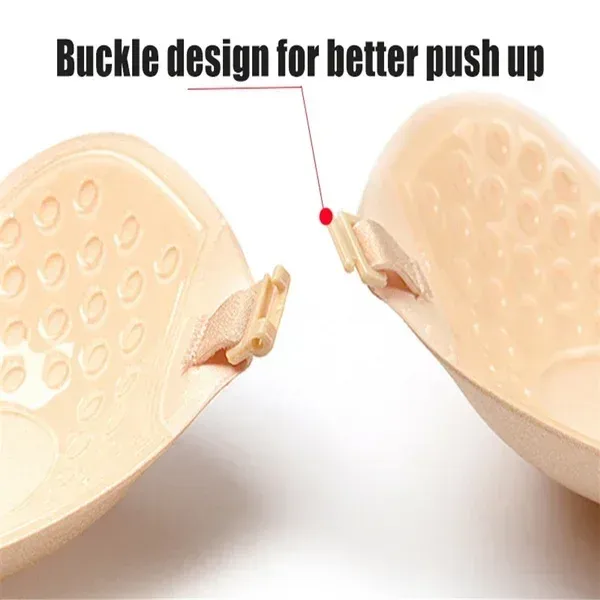 Invisible Silicone Nipple Covers & Self-Adhesive Strapless Push-Up Bra Pads for Women - Reusable, Seamless, and Comfortable for Special Occasions showcase 16