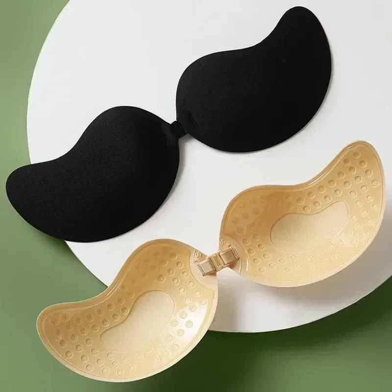 Invisible Silicone Nipple Covers & Self-Adhesive Strapless Push-Up Bra Pads for Women - Reusable, Seamless, and Comfortable for Special Occasions showcase 2