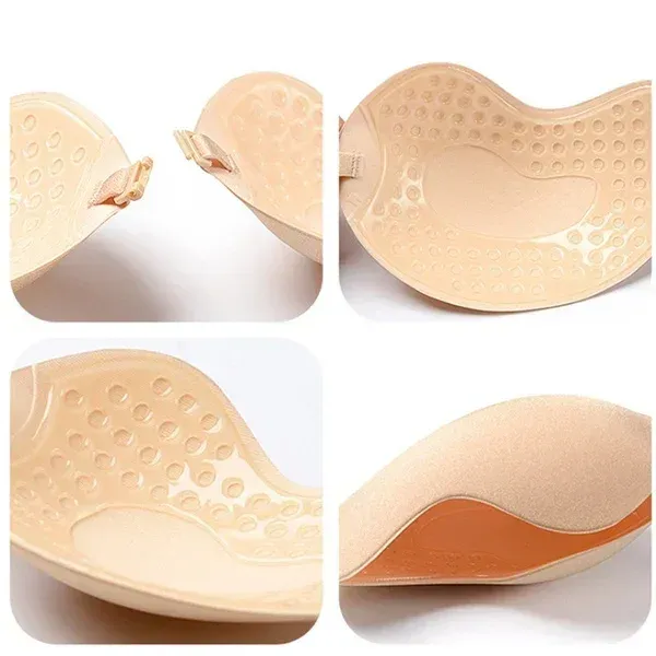 Invisible Silicone Nipple Covers & Self-Adhesive Strapless Push-Up Bra Pads for Women - Reusable, Seamless, and Comfortable for Special Occasions showcase 11