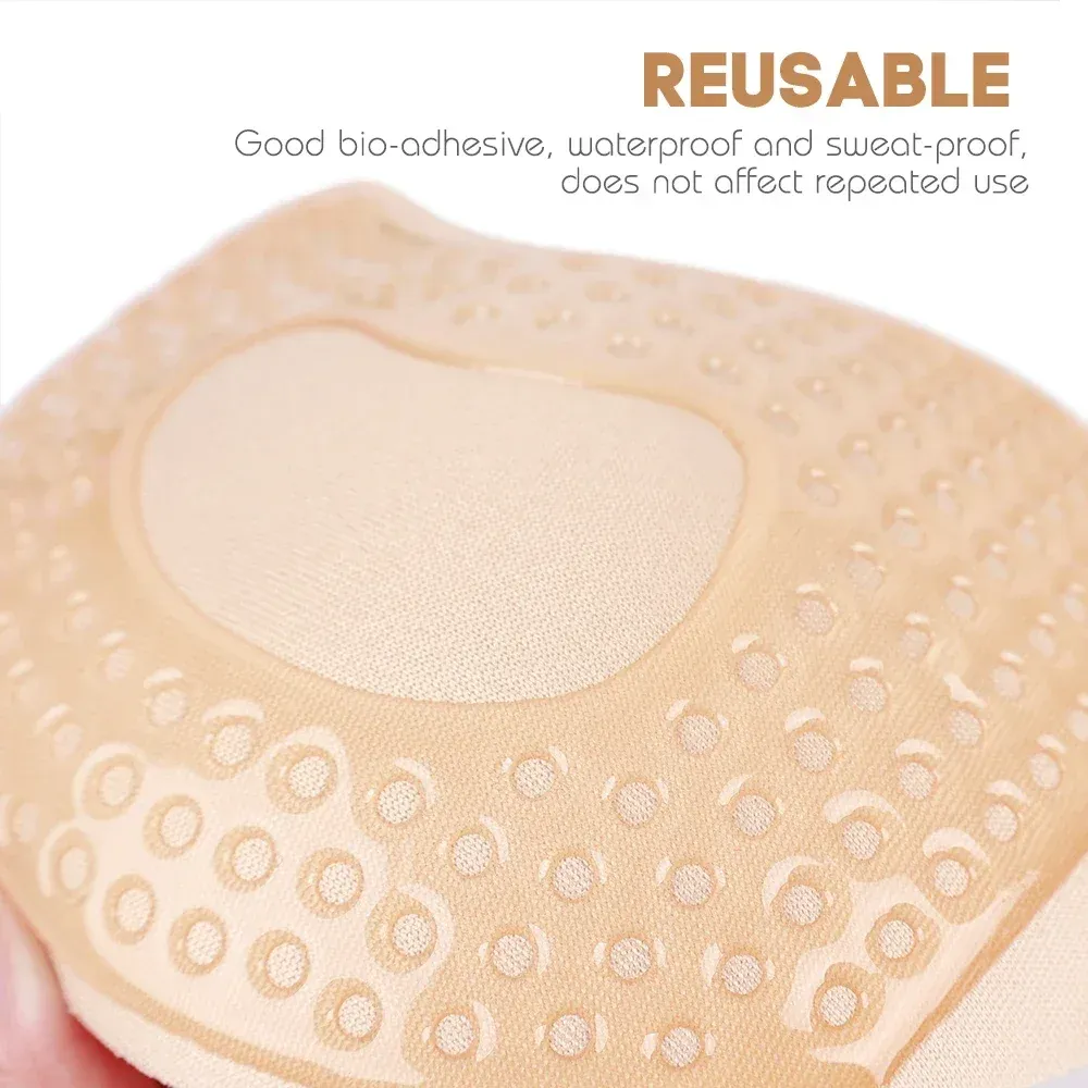 Invisible Silicone Nipple Covers & Self-Adhesive Strapless Push-Up Bra Pads for Women - Reusable, Seamless, and Comfortable for Special Occasions showcase 13