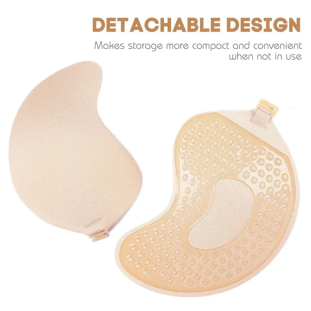 Invisible Silicone Nipple Covers & Self-Adhesive Strapless Push-Up Bra Pads for Women - Reusable, Seamless, and Comfortable for Special Occasions showcase 15
