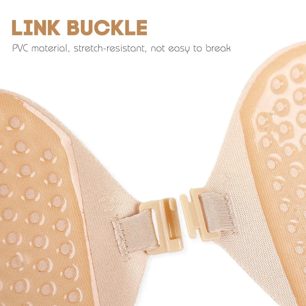 Invisible Silicone Nipple Covers & Self-Adhesive Strapless Push-Up Bra Pads for Women - Reusable, Seamless, and Comfortable for Special Occasions showcase 12