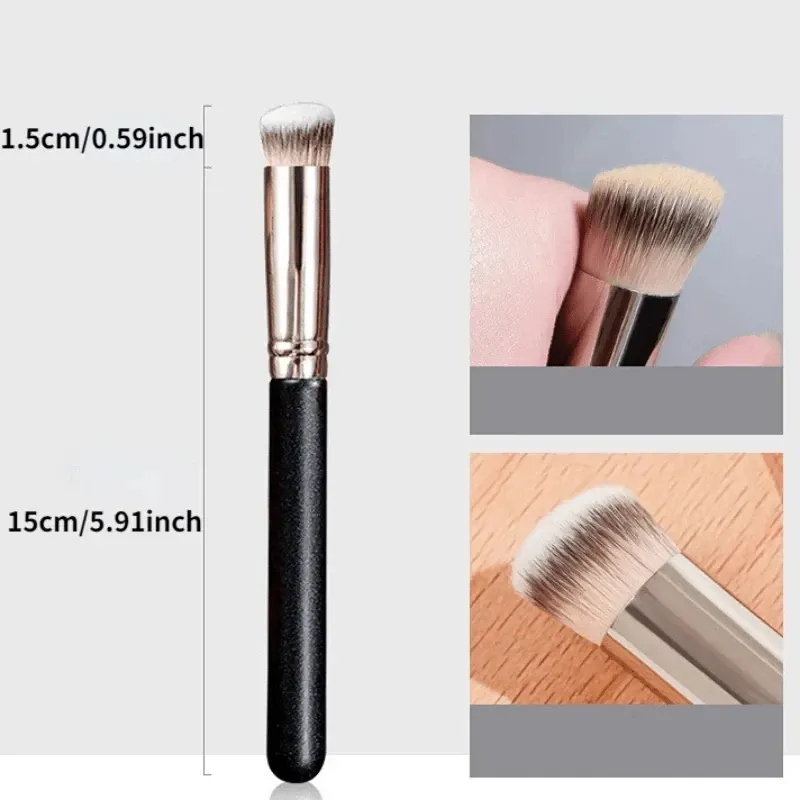 Premium Foundation Concealer Brush Set - 5 Pcs Flawless Contour Blusher Brushes for Under Eye Blending, Dense Face Makeup Application showcase 4