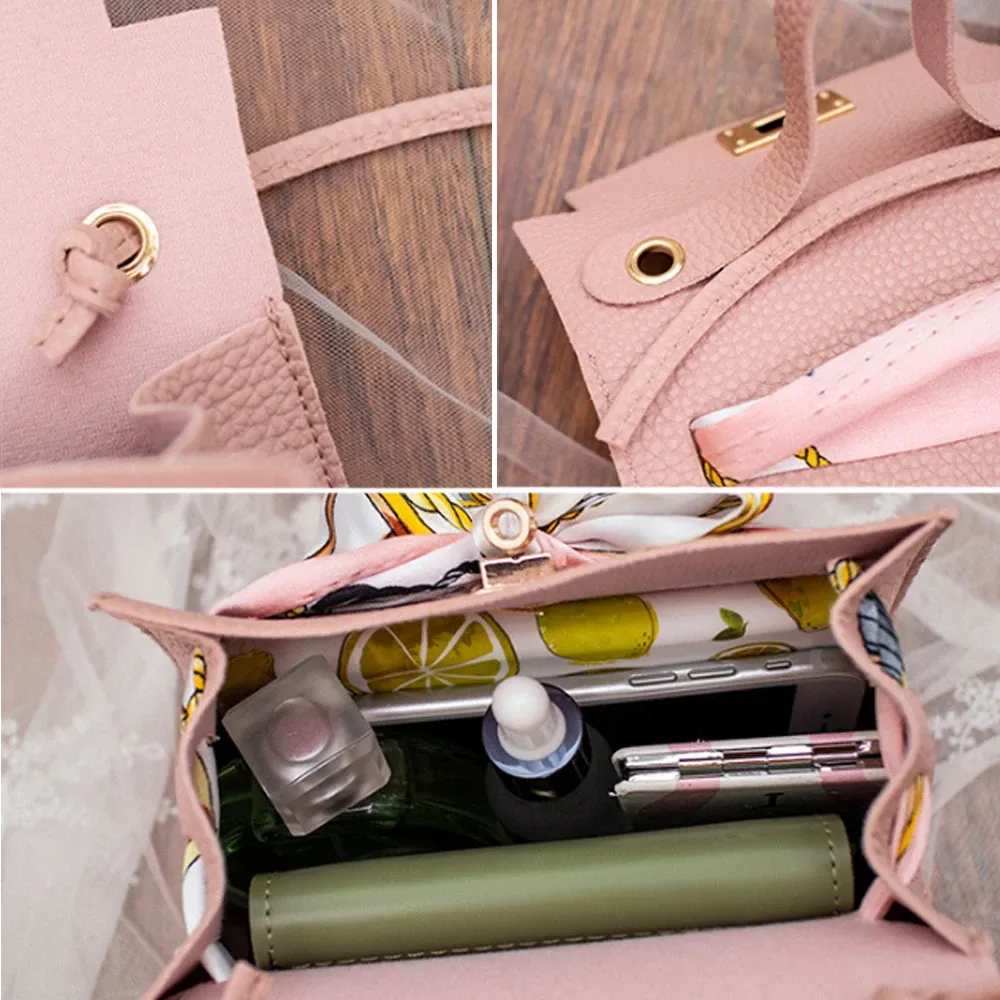 Luxury PU Leather Flap Messenger Bag for Women | 2024 Fashion Casual Vintage Shoulder Handbag | Stylish Daypack for Parties & Everyday Use thumbnail 3