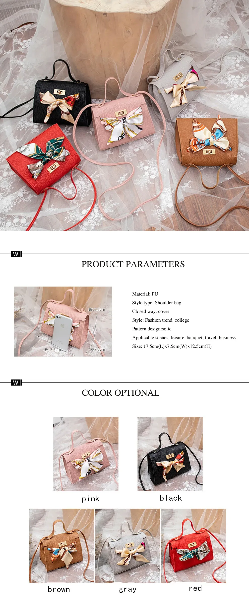 Luxury PU Leather Flap Messenger Bag for Women | 2024 Fashion Casual Vintage Shoulder Handbag | Stylish Daypack for Parties & Everyday Use showcase 3