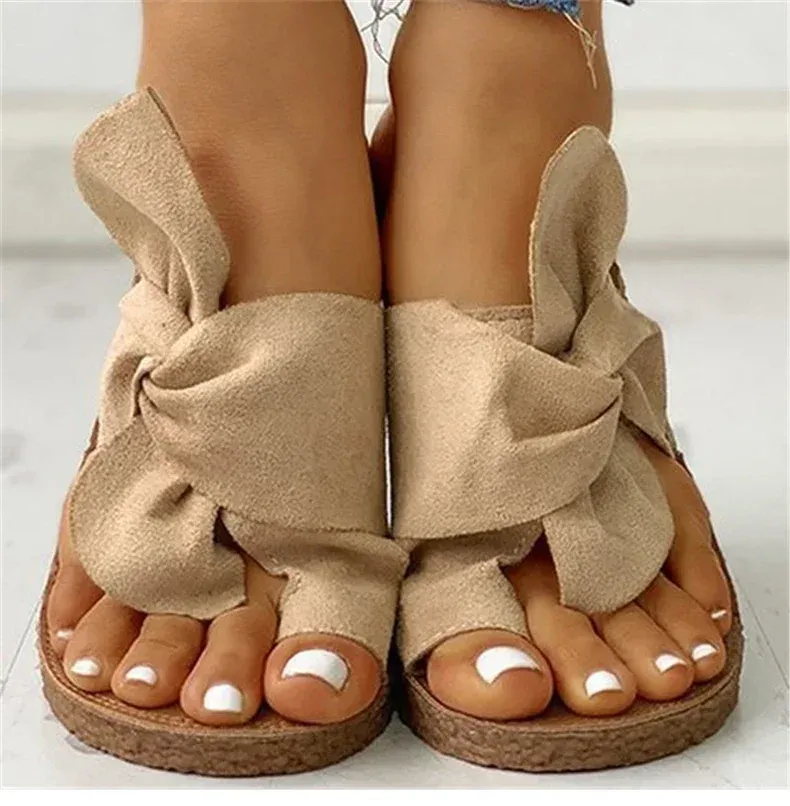 Women's Casual Summer Flat Sandals - Comfortable Beach Flip Flops for Ladies, Stylish Open-Toe Slides for Everyday Wear showcase 6