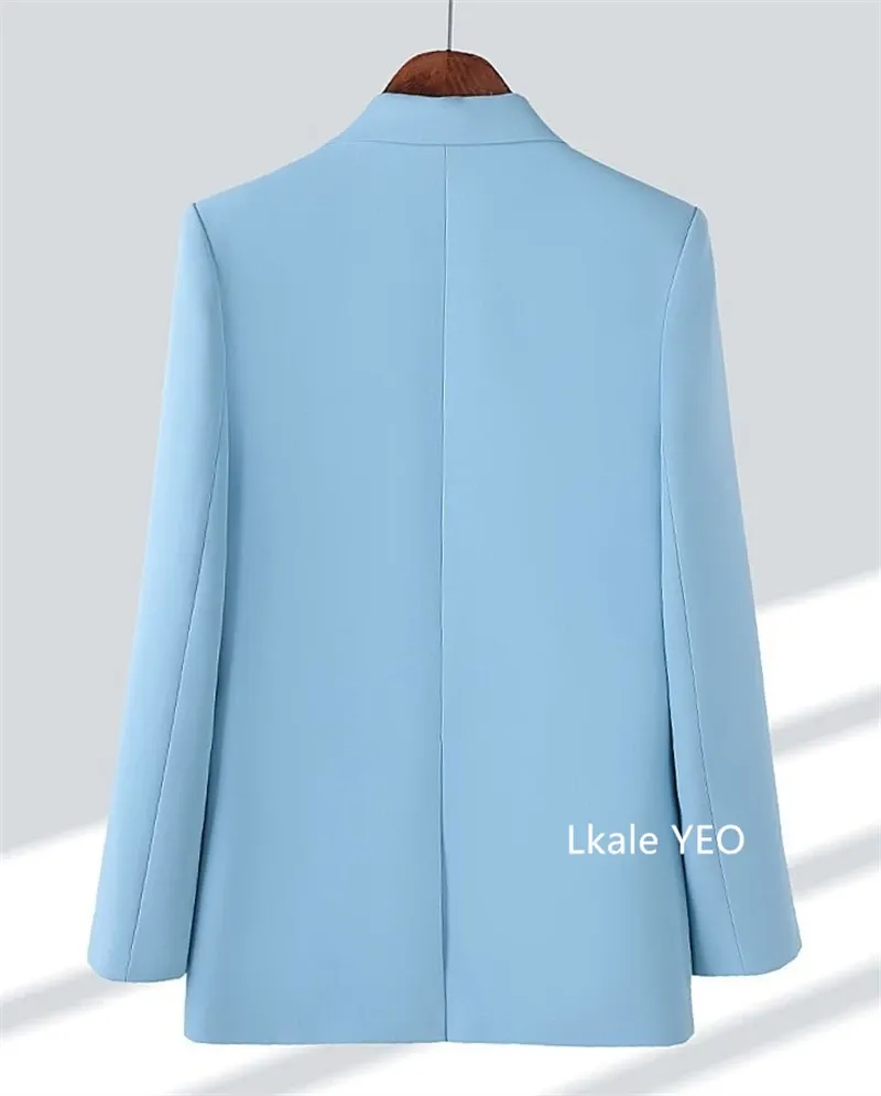 2025 Spring Autumn Women's Blazer Jacket - Temperament Joker Long-Sleeved Professional Lady Leisure Outerwear Coat for Versatile Style showcase 7