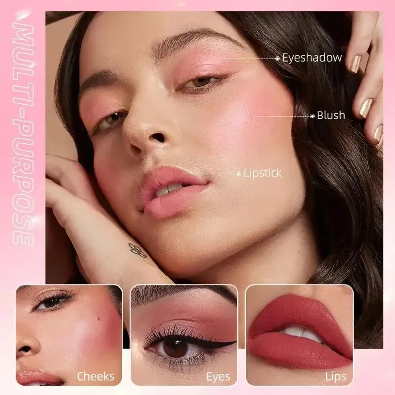Rare Beauty Matte Lasting Blurred Bouncy Melting Blush - Cushiony Cream-to-Powder, Sweat & Humidity Resistant Liquid Formula for Natural Glow showcase 9