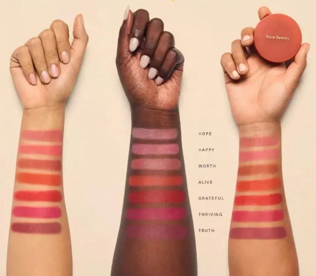 Rare Beauty Matte Lasting Blurred Bouncy Melting Blush - Cushiony Cream-to-Powder, Sweat & Humidity Resistant Liquid Formula for Natural Glow showcase 13