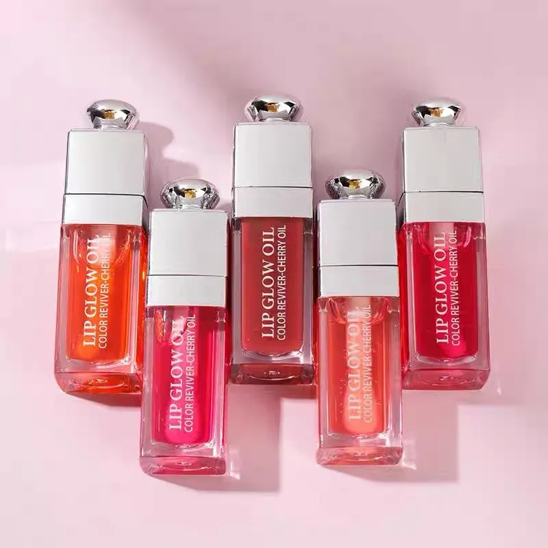 Moisturizing Lip Balm Oil Gloss for Plumping & Exfoliating Lips - Original Pink Formula for Soft, Smooth, Hydrated Lips