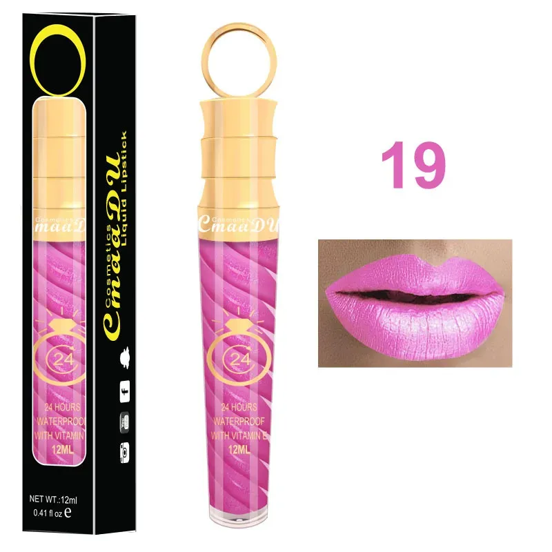 20 Colors Matte & Shimmer Lipstick Set - Long-Lasting Waterproof Lip Gloss for Women, Nude Glitter Red Lip Tint Beauty Makeup showcase 19