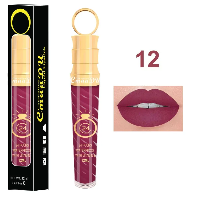 20 Colors Matte & Shimmer Lipstick Set - Long-Lasting Waterproof Lip Gloss for Women, Nude Glitter Red Lip Tint Beauty Makeup showcase 12