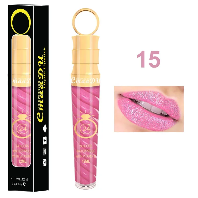 20 Colors Matte & Shimmer Lipstick Set - Long-Lasting Waterproof Lip Gloss for Women, Nude Glitter Red Lip Tint Beauty Makeup showcase 15