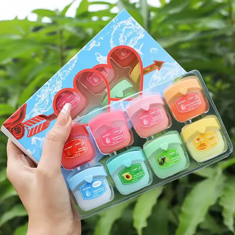 4/6/8pcs Fruit Series Moisturizing Lip Balm Set - Refreshing, Non-Sticky, Anti-Cracked Lip Mask for Daily Use & Makeup Prep