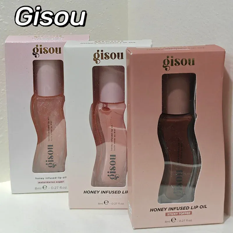 Gisou INS Popular Moisturizing Lip Balm Original Lip Oil for Lips, Plumping & Exfoliating Gloss - NEW Color