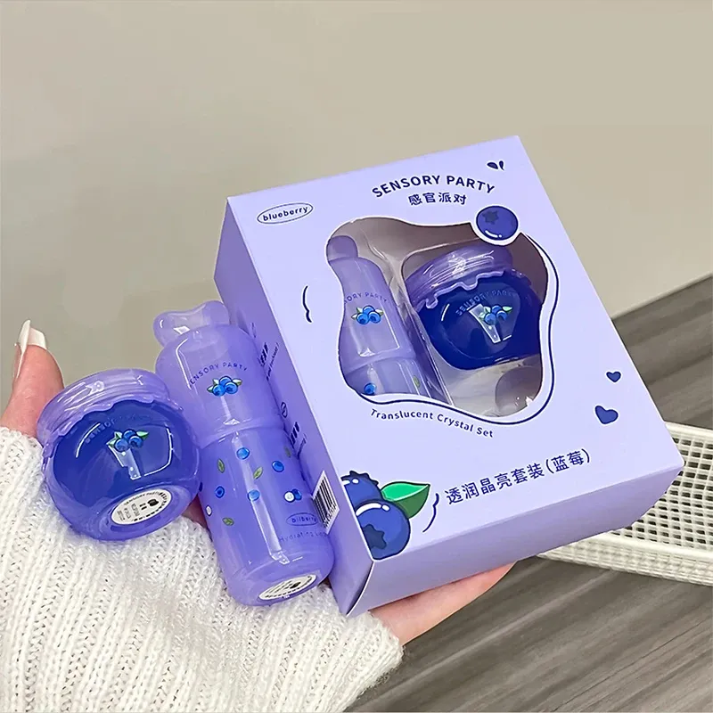 Sensory Party Hydrating & Brightening Lip Mask - Deep Moisture, Lip Wrinkle Reduction, 24-Hour Hydration Lip Oil for Soft, Plump Lips - Image 4