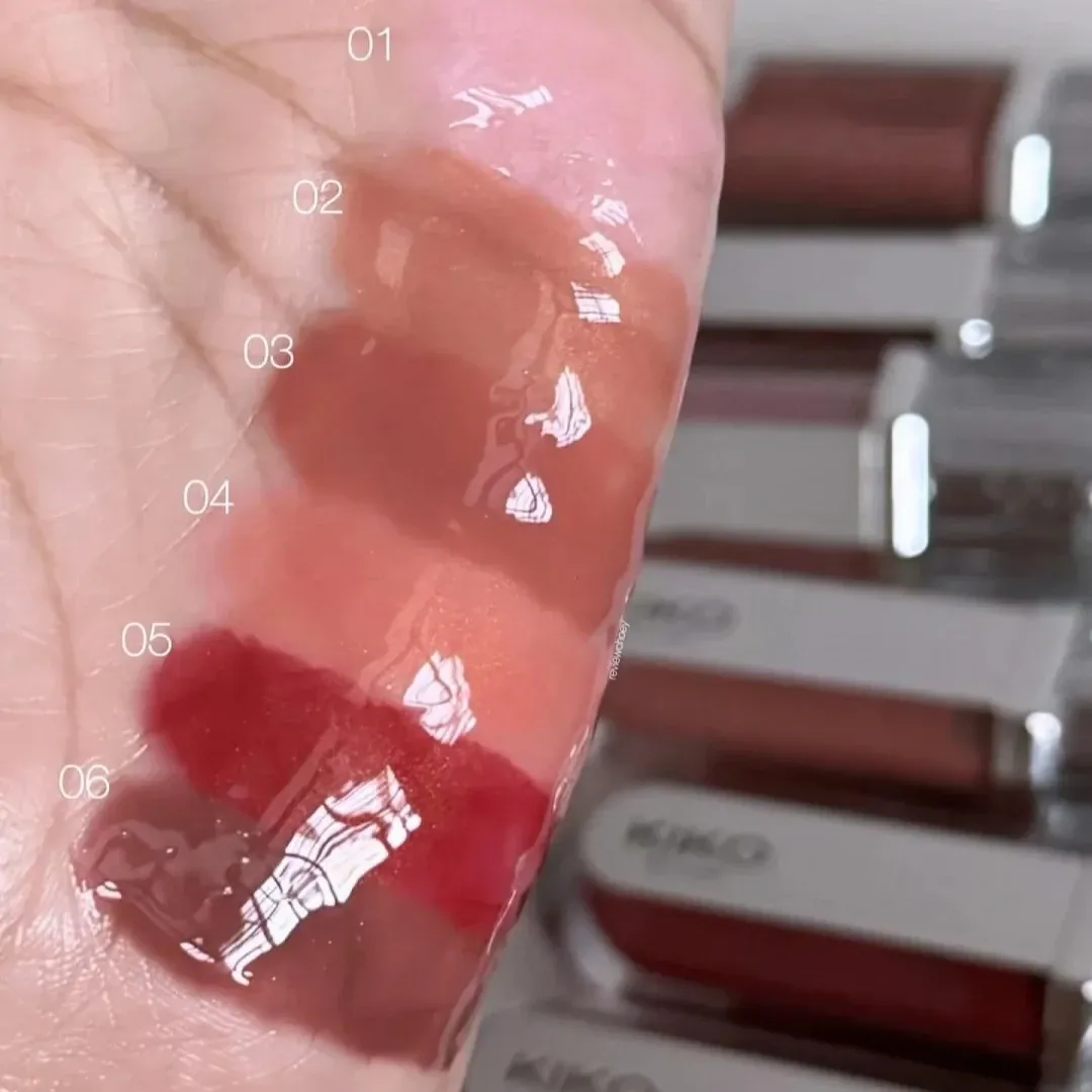3D Ginger Plumping Lip Gloss for Fuller Lips - Moisturizing, Non-Fading Liquid Lipstick with Mirror Finish, Nourishing Glossy Makeup for Women - Image 2