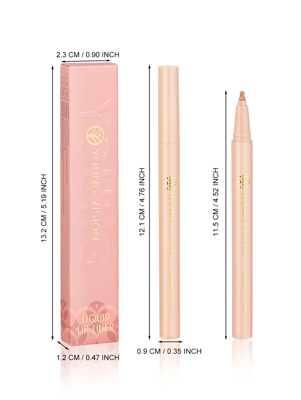 12 Color Matte Liquid Lipliner Set - Waterproof Fog Surface Lip Glaze with Sponge Gourd Head Applicator for Natural Red Tones showcase 12