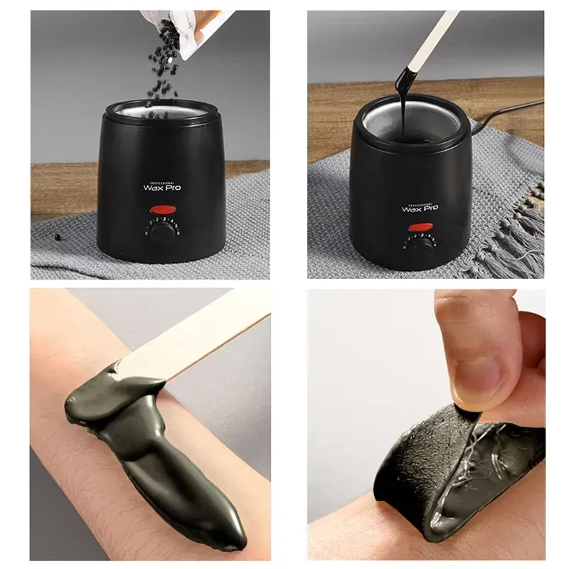 Professional Wax Heater Melter for Hair Removal & Crafts | Adjustable Temperature 0-125°C | Rapid Heating 35W | 200ml Capacity | EU/US Plug for Home Salon Use showcase 8