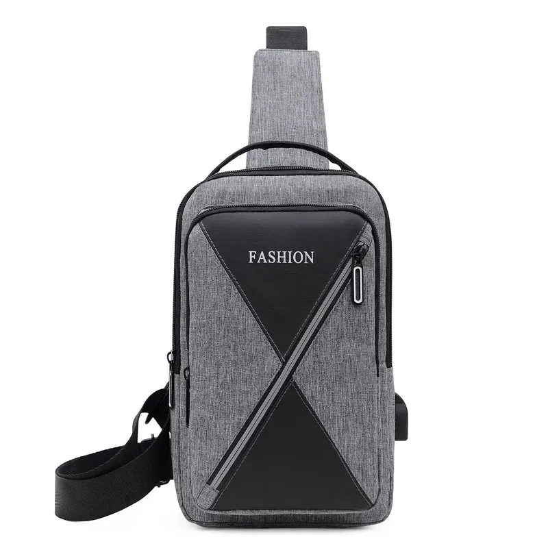 Men's Black Mini Crossbody Chest Bag - Simple Storage Small Satchel for Travel & Daily Use showcase 20