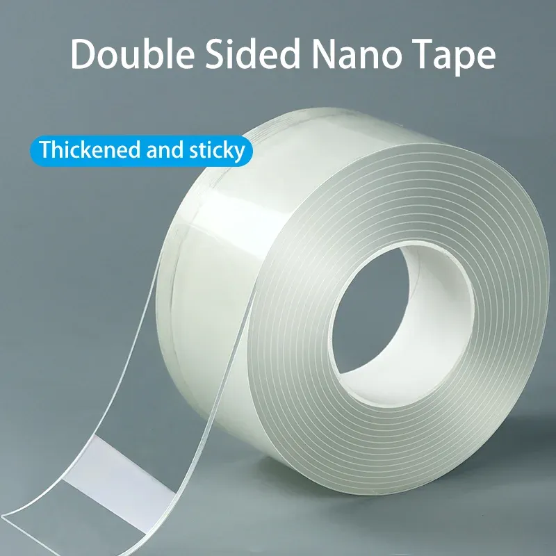 20cm Strong Double-Sided Nano Tape Adhesive - Removable, High Viscosity, No Trace Left - Ideal for Home Improvement, DIY Projects, Wall Fixing, Decor
