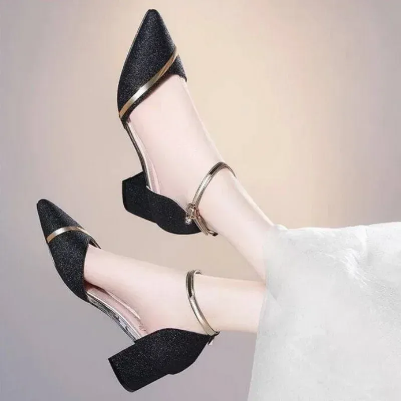 Elegant Women's High-Heeled Shoes - Silver & Gold Party Pumps for Weddings & Special Occasions - Image 6