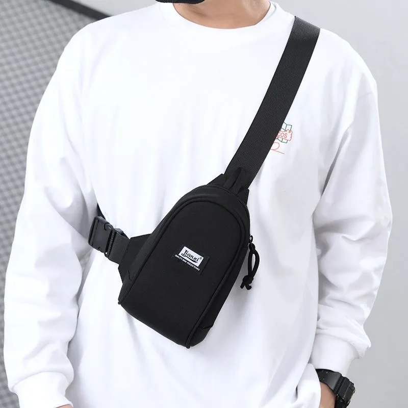 Black Sling Chest Bag