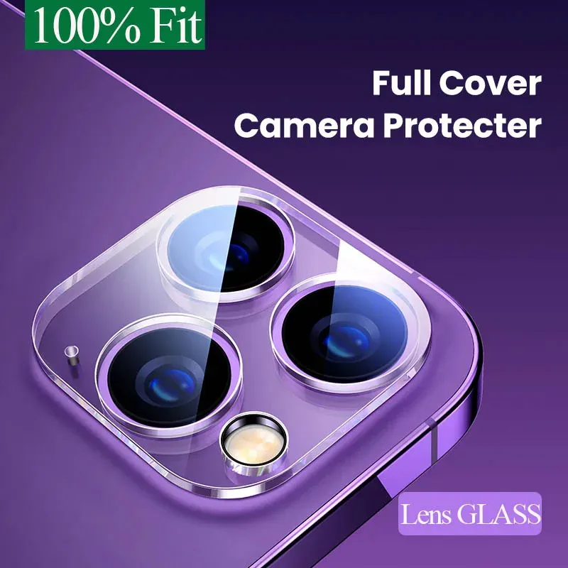 iPhone 15 Pro Max Camera Lens Protector Glass - HD Clear Anti-Scratch Protective Film for iPhone 11 12 13 14 15 Pro Max Models thumbnail 4