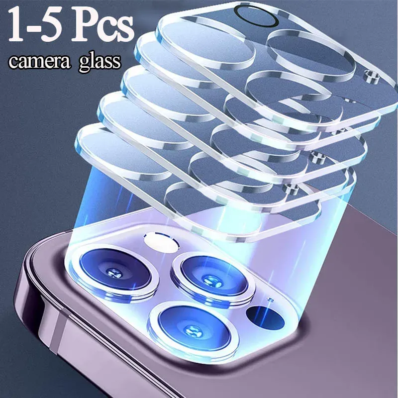 iPhone 15 Pro Max Camera Lens Protector Glass - HD Clear Anti-Scratch Protective Film for iPhone 11 12 13 14 15 Pro Max Models thumbnail 1
