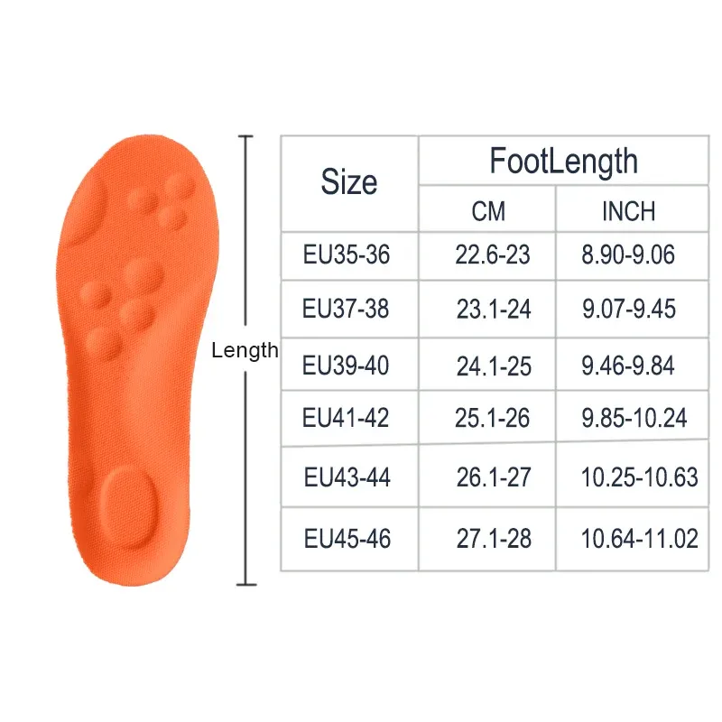2-Pair Breathable Latex Sport Insoles for Men & Women - Soft, High Elasticity Orthotic Arch Support Cushion with Shock Absorption and Deodorant Features for Running, Walking, and Everyday Comfort showcase 2