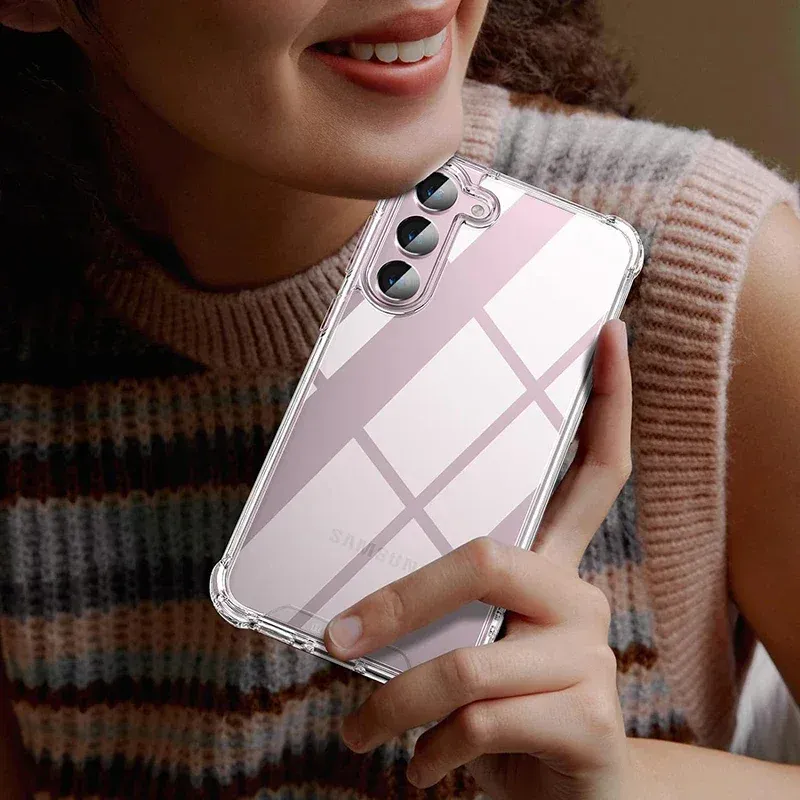 Hybrid Shockproof Clear Hard Case for Samsung Galaxy S26 S25 FE S24 S23 S21 S22 Plus Ultra & A57 A37 A56 A36 A54 Models thumbnail 6