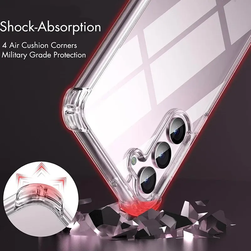 Hybrid Shockproof Clear Hard Case for Samsung Galaxy S26 S25 FE S24 S23 S21 S22 Plus Ultra & A57 A37 A56 A36 A54 Models showcase 2
