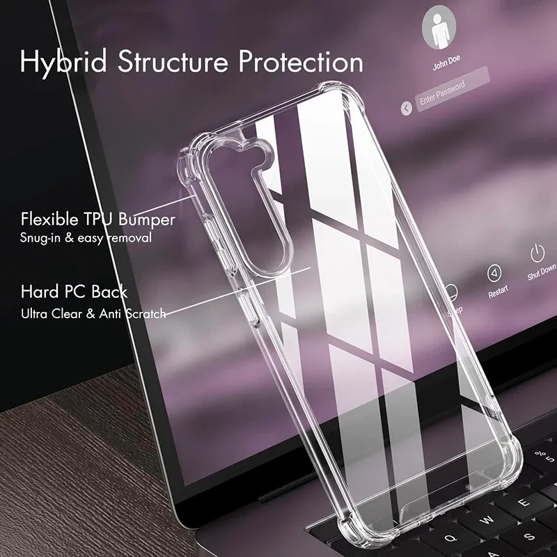 Hybrid Shockproof Clear Hard Case for Samsung Galaxy S26 S25 FE S24 S23 S21 S22 Plus Ultra & A57 A37 A56 A36 A54 Models showcase 4