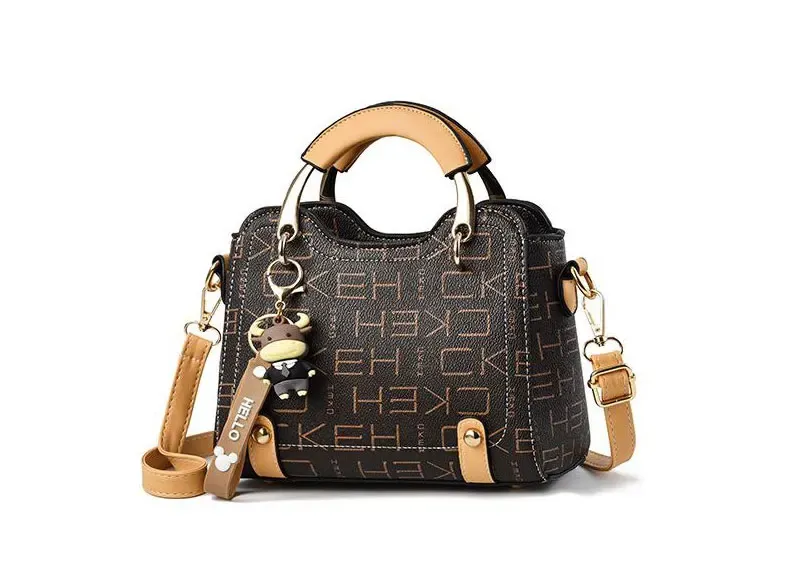 2024 Luxury Designer Women's Shoulder Handbag, Premium Leather Monogram Printed Crossbody Bag, Stylish Single Shoulder Bag for Fashionable Ladies showcase 9